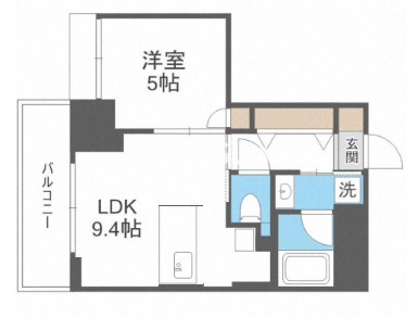 Wave on Horie Towerの間取り