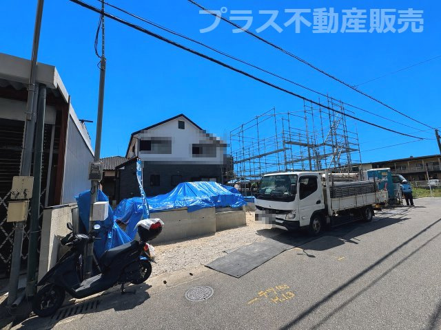 【外観】 | 福岡市城南区東油山1丁目2期　1号棟（全2棟）【仲介手数料無料・0円】 | 現地写真。プラス不動産販売なら、現場の全ての棟をまとめてご見学頂けます。