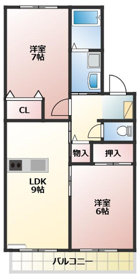 【間取り】 | ストーク南牛川