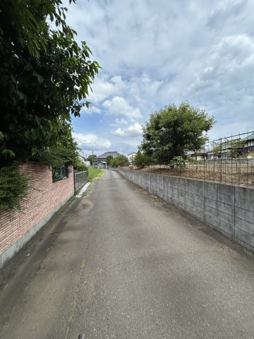 馴馬町土地の前面道路含む現地写真|前面同路含む現地土地写真