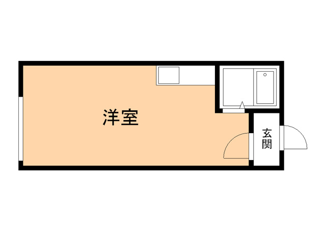 ハイツカレッヂＢの間取り