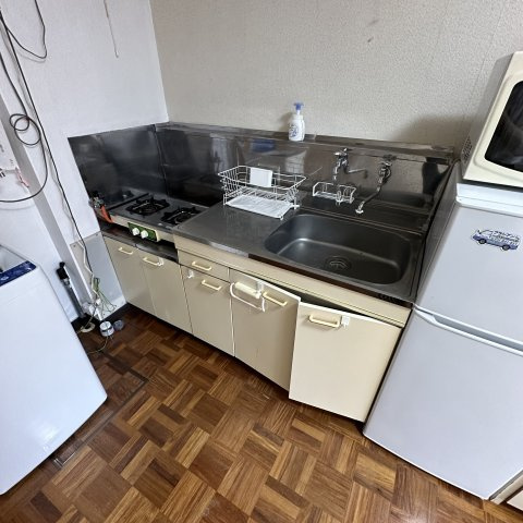 ハイツカレッヂＢのキッチン|きれいなキッチンです