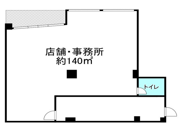 堺市堺区一条通　貸店舗[物件番号：1044612]の間取り