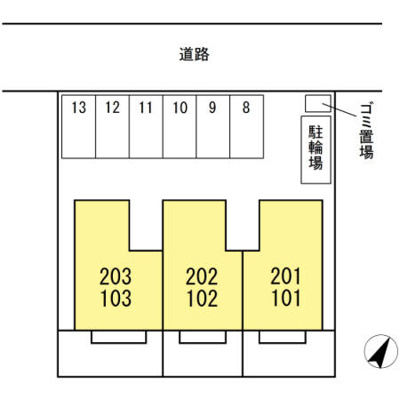 【区画図】 | アクシス南林間弐番館(リンカンニバンカン)