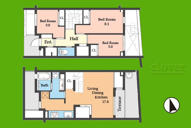 【間取り】 | LAYERS　HOUSE　杉並善福寺川公園 | 即日のご見学も可能です！お気軽にお問い合わせください！