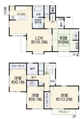 【間取り】 | 4LDKはリビングダイニングキッチンと4つの居室がある間取りで、大家族や二世帯住宅に最適。広々としたリビングで家族団らんを楽しみ、個室でプライベートな時間も確保でき、快適な生活を送ることができますよ。