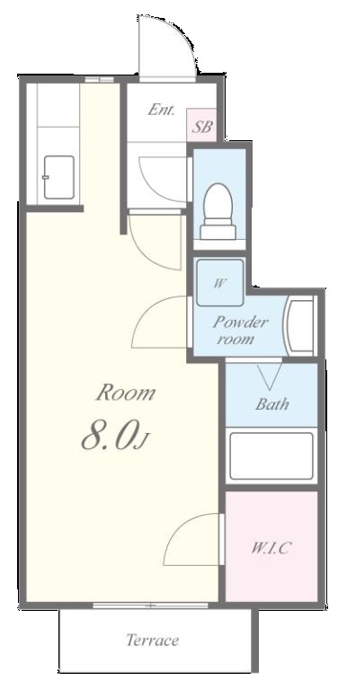 パークサイド船小屋【キャッシュバック対象物件】の間取り
