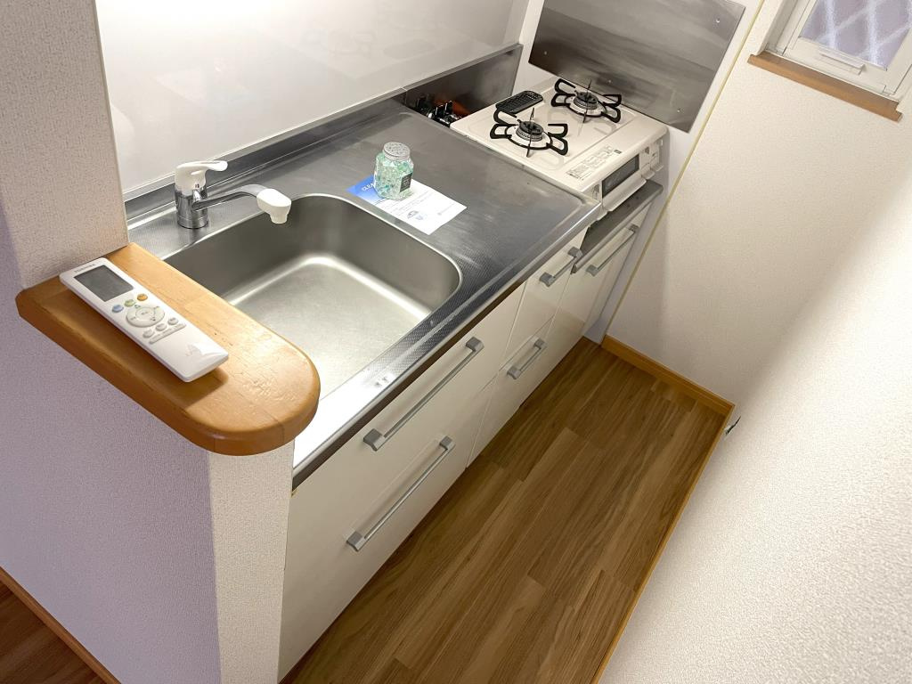 パークサイド船小屋【キャッシュバック対象物件】のキッチン|キッチンでお料理をお楽しみください