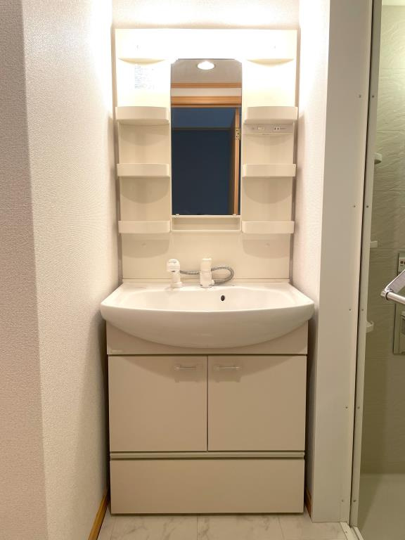 パークサイド船小屋【キャッシュバック対象物件】の独立洗面台|独立洗面化粧台が付いています