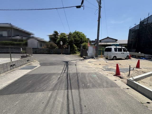 【その他】 | 那珂川市今光5丁目1期　3号棟（全4棟）【仲介手数料無料・0円】 | 現地写真。前面道路です。