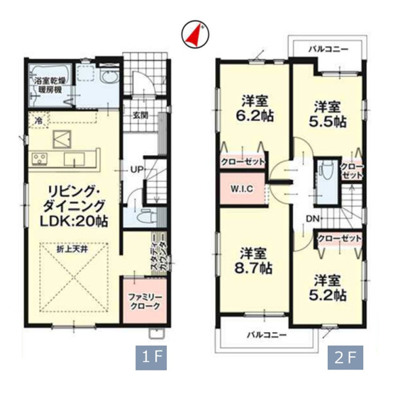 【間取り】 | 那珂川市今光5丁目1期　3号棟（全4棟）【仲介手数料無料・0円】 | 平日、土日祝日もお好きな日時にご見学可能です。お気軽にお問合せ下さい。