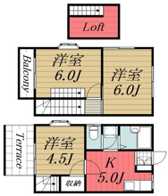 【間取り】 | パールハイツ山崎