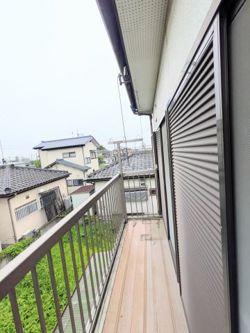 【バルコニー】 | 加須市栄　庭付き　3DK