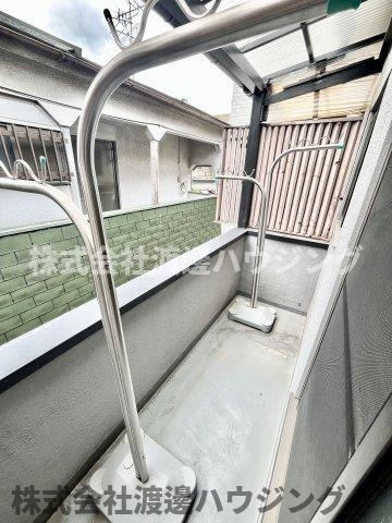 守口市藤田町３丁目の一戸建てのバルコニー