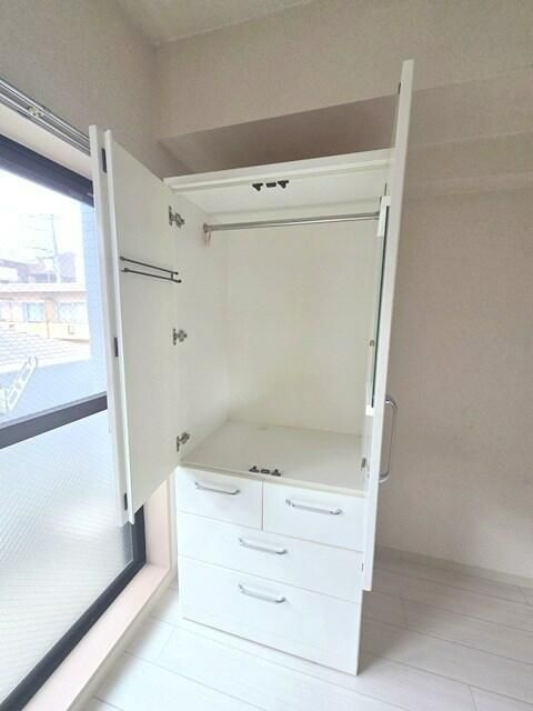 蕨市塚越３丁目の賃貸マンションの収納