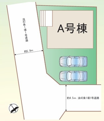 【区画図】 | 大和市福田 新築戸建 全1棟