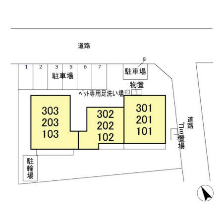ラウレアの区画図
