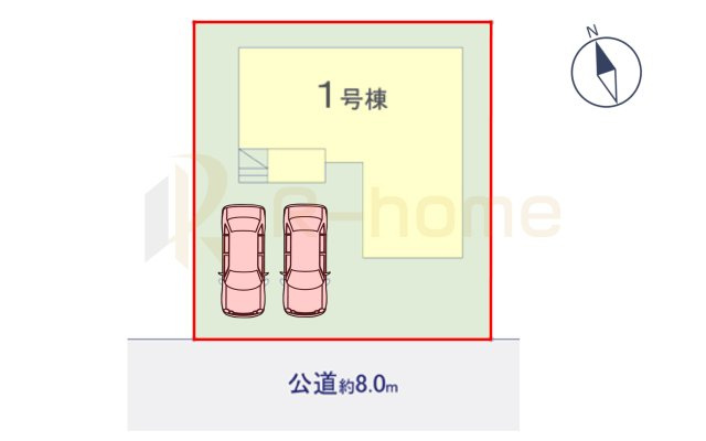 牛久市南15期　新築戸建て　1号棟の区画図|大きなお買い物だからこそ、メリット・デメリットを伝えさせて頂きます。
R-homeにお任せください♪