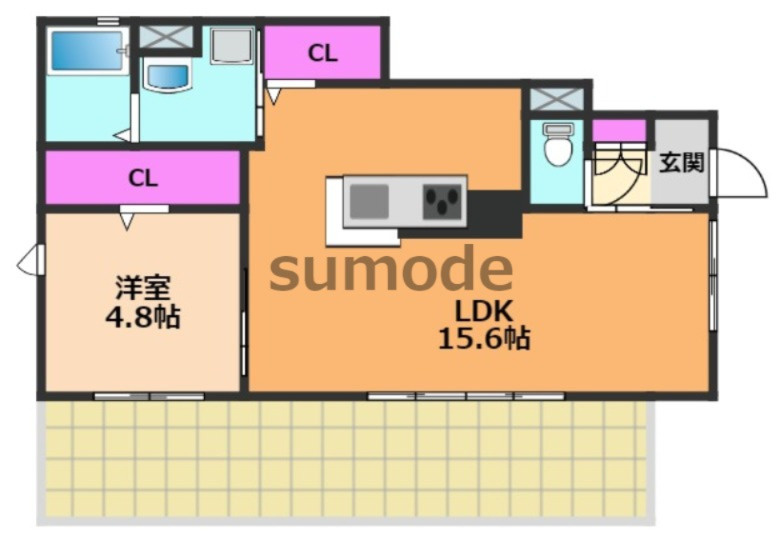 DAIMO高槻の間取り