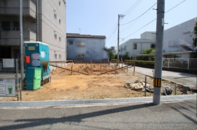 比島町第1　新築戸建　の外観|土地面積　 167.77㎡　（約50.75坪）　
建物面積　 106.91㎡   （約32.34坪）
１階　52.24㎡　２階　46.16㎡　（ルーフバルコニー面積8.51㎡含む）