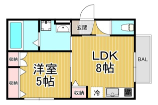 アスピラシオンJR尼崎フロントの間取り