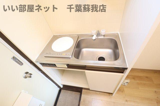 サンセール陽光Bのキッチン|キッチンでお料理をお楽しみください