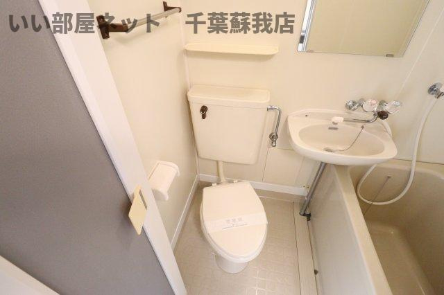 サンセール陽光Bのトイレ|コンパクトで使いやすいトイレです