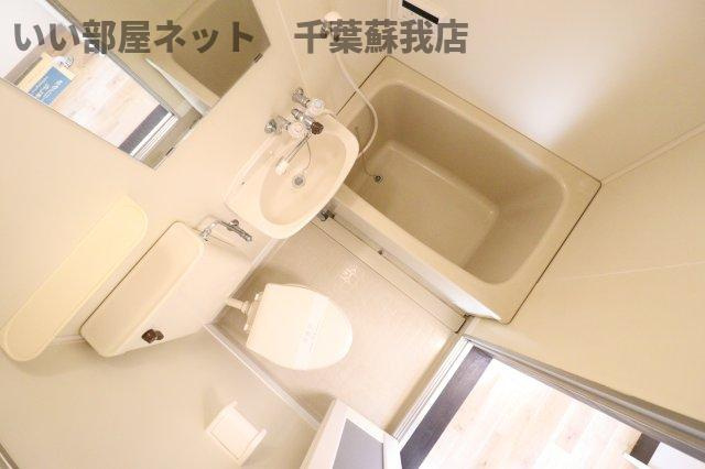 サンセール陽光Bの浴室|ゆったり過ごせるお風呂です