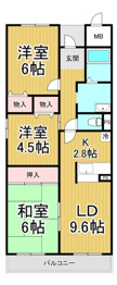ボヌールの間取り