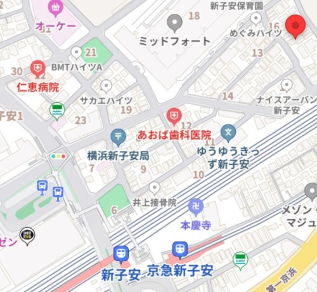 メゾン桜の地図