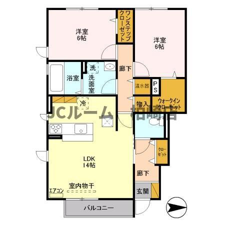 さくらこーと  Aの間取り