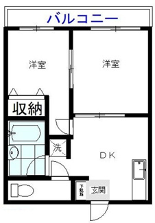 【間取り】 | クレッセント椎名町１号棟 | 間取りです。