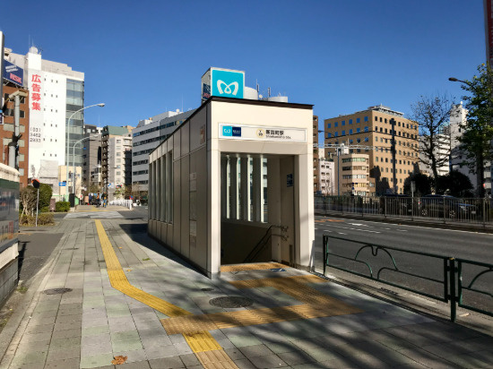 中央区銀座１丁目の事務所の周辺