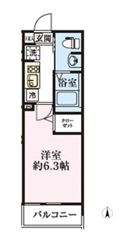 エルスタンザ東綾瀬の間取り
