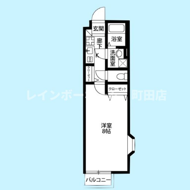 アムールF・F※初期費用分割あと払いサービス利用可能物件の間取り