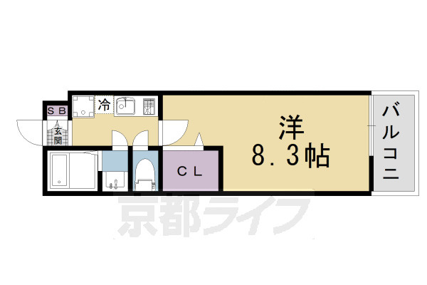 Cocon京都一条の間取り