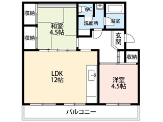【間取り】 | トモエコーポ