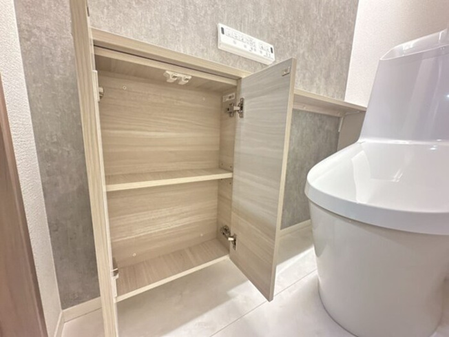 【トイレ】 | TORISIAS ゆいの杜6丁目 B棟 | トイレ収納