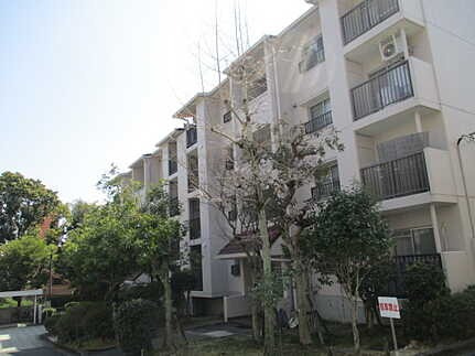 鈴が峰第４住宅4号棟の外観