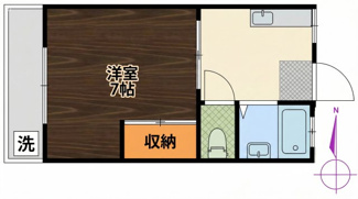 【間取り】 | ハイツカナン