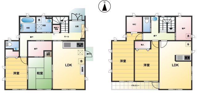 【間取り】 | 東松山市あずま町1丁目　中古戸建