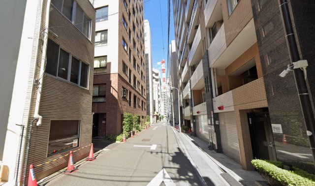 中央区銀座８丁目の事務所の周辺