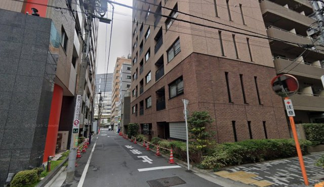 中央区銀座８丁目の事務所の外観