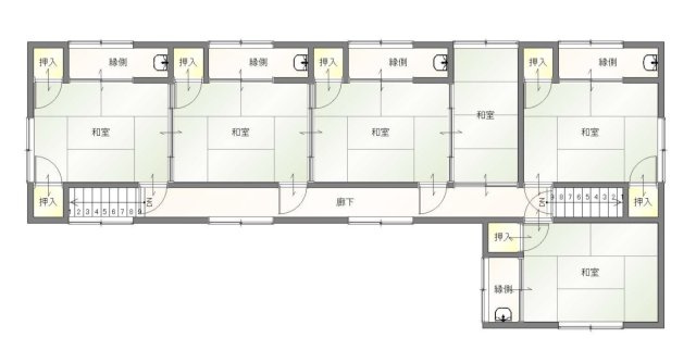 気高町浜村　中古戸建の間取り|2階平面図