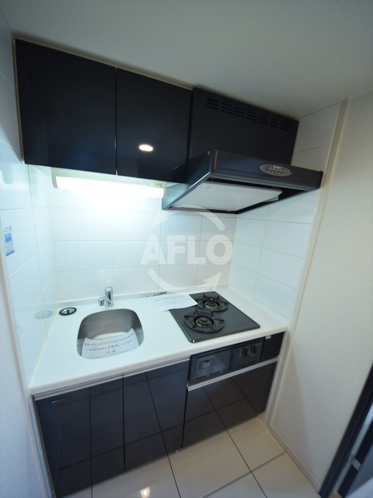 S-RESIDENCE難波Vialeのキッチン|S-RESIDENCE難波Viale（エスレジデンスナンバヴィアーレ）２口ガスシステムキッチン