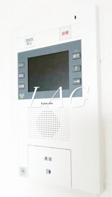 【セキュリティ】 | PREMIUM CUBE大森本町 | モニター付きインターホンです。