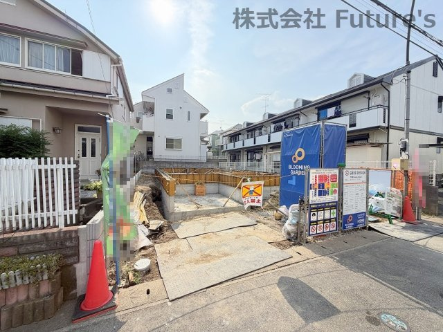 吉川市吉川2丁目　新築戸建の外観|現地の写真になります。