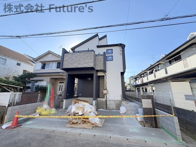 吉川市吉川2丁目　新築戸建の外観|現地の写真になります。