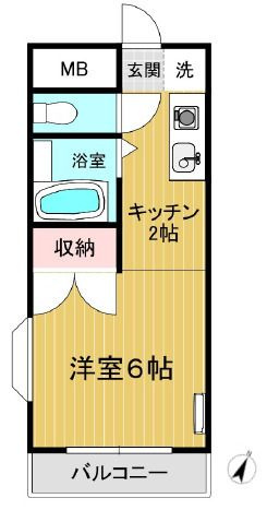 野崎ハイムの間取り