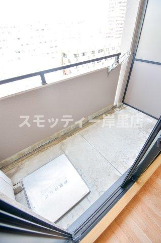 フルーレ住之江のバルコニー